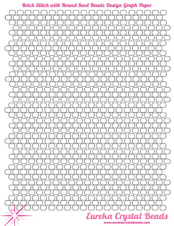 Brick & Peyote Stitch Beading Graph Paper Download Free Patterns